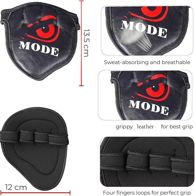 Workout Gloves & Grips – Leather, Rubber & Neoprene Options for Weightlifting, Crossfit & Gym – Non-Slip, Wrist Support Gloves for Men & Womenn