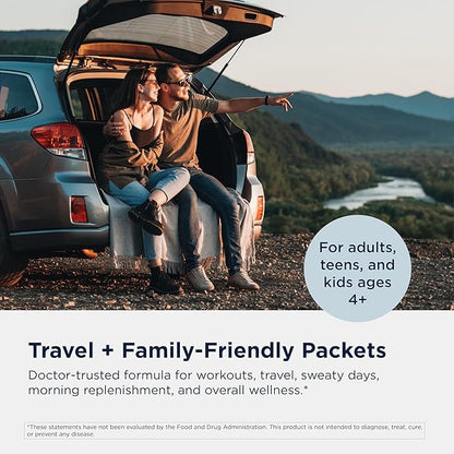 Designs for Health ElectroPure Hydration Packets, Watermelon Flavor - Electrolytes Powder with Vitamin C, Magnesium, Zinc, and Potassium - with Stevia and Monk Fruit Sweetener (14 Stick Packets)