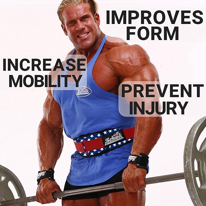 Schiek Sports Model 2004 Nylon 4 3/4" Weight Lifting Belt - Black