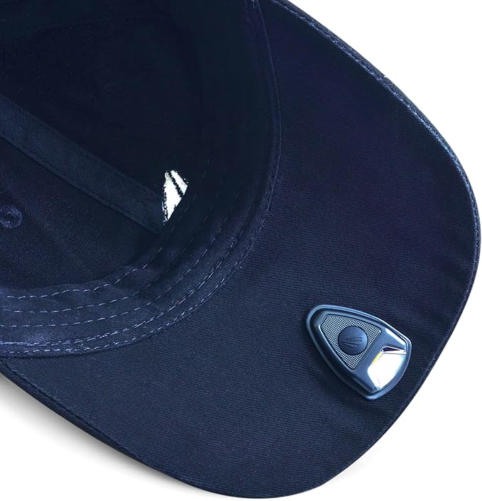 LED Hat Light - POWERCAP Baseball Cap with Light Built in - LED Cap Visor Light with Bright Headlight and IPX4 Rating