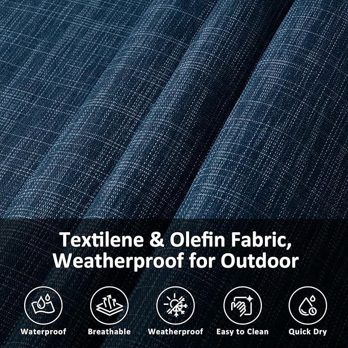 SUNCREAT Hammocks Two Person Tree Hammock, Heavy Duty Curved Bar Hammock for Poolside, Garden, Backyard, Patio, 450lbs Capacity, Navy