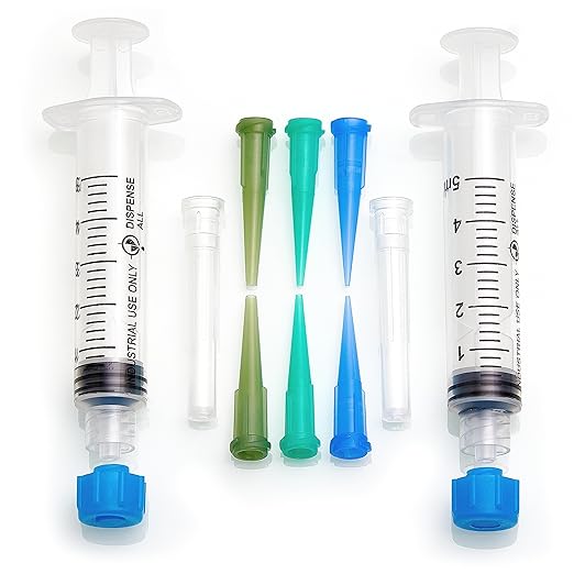 Mini DIY Glue, Adhesive, Epoxy Applicator Kit | Miniatures Models Crafting Construction Repairs Home Projects in Kitchen and Bathroom Cosplay EVA Foam Wood Fabric Ceramic