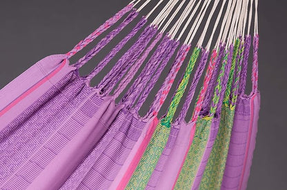 LA SIESTA Flora Blossom - Organic Cotton Family Classic Hammock Size King