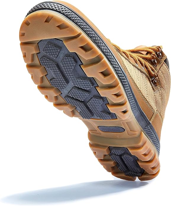 Wondamo Men's Snow Boots Lightweight Waterproof Winter Boots Fur Lined Anti-slip Cold Weather Shoes