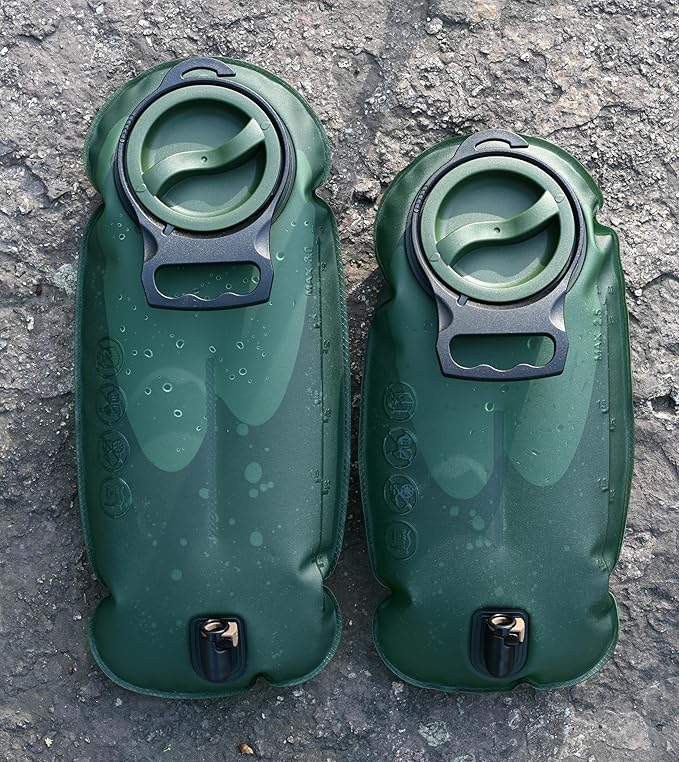 MARCHWAY 2L/2.5L/3L TPU Hydration Bladder, Ultra Durable Water Reservoir Bag with Insulated Tube for Hydration Pack for Cycling, Hiking, Running, Climbing, Biking