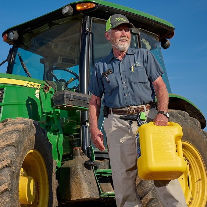 Scepter FSCD552 Fuel Container with Spill Proof SmartControl Spout, Yellow Diesel Can, 5 Gallon