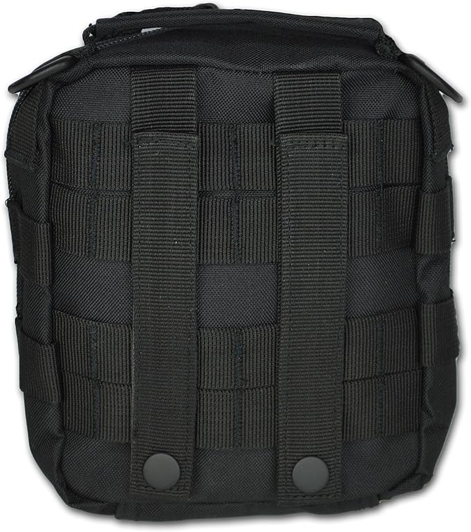 Lightning X Products Premium Nylon MOLLE Emergency Kit, Ideal for Tactical Medics, Military, Outdoor Enthusiasts (8" x 6.5" x 3")