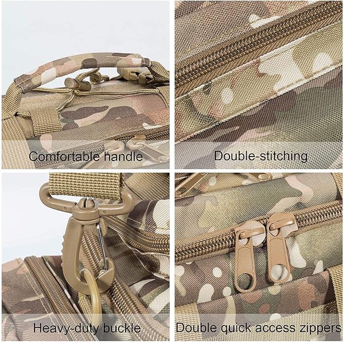 Dr.Fish Fishing Tackle Bag 5 Boxes with 60 Lures Included Loaded Stocked Tackle Box Set Spinner Lures Kit Freshwater Gear Equipment