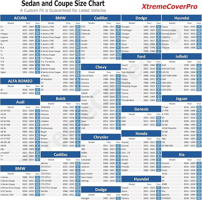 All Weather Waterproof car Cover Good for rain Snow uv Protection dust Compact Coupe Mustang XLR F-Type 370z SL550 GR Supra 300SL SC430 Mazda3 Black