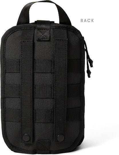 MY MEDIC MyFAK Standard Ifak First Aid Kit - 132 Life Saving Trauma and Medical Items - HSA FSA Eligible Survival Kit for Camping or Your Car - Black