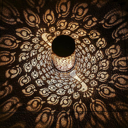 2 Pack Peacock Outdoor Solar Hanging Lanterns Waterproof LED Solar Lights Metal Decorative Lanterns for Garden, Patio, Courtyard, Backyard, Yard Decor Unique Peacock Gifts for Women Gardening