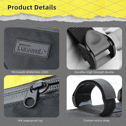 Bicycle Frame Bag Bike Triangle Bag Waterproof Bike Bag 2.9L with Dual Side Mesh Pockets for MTB Road Bike Cycling Commuting and Outdoor Adventures