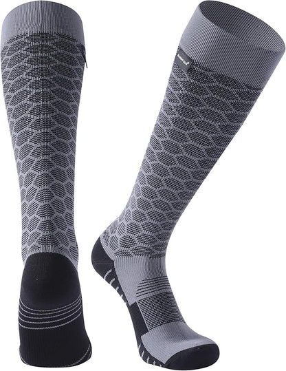 RANDY SUN Waterproof Skiing Socks, [SGS Certified] Unisex Knee High Breathable Hiking Trekking Sock 1 Pair