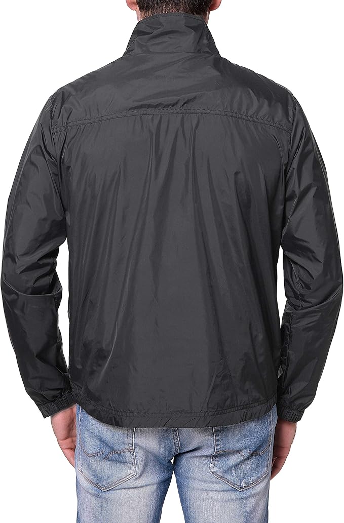 TRAILSIDE SUPPLY CO. Mens Windbreaker Jackets Lightweight Packable Jacket,Windproof and Dustproof