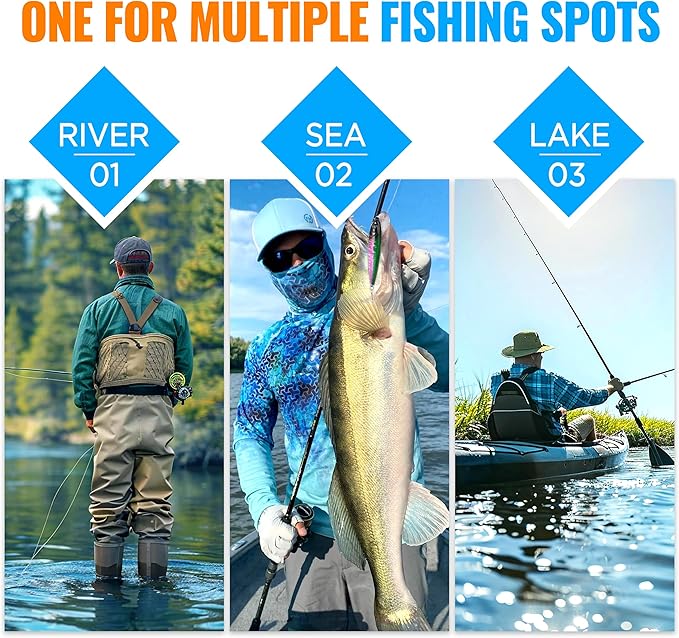 PLUSINNO Fishing Lures Fishing Tackle Box Fishing Gifts for Men, Bass, Trout Fishing Accessories Kit for Saltwater & Freshwater Fishing Gear Including Topwater Lures, Hooks, Spinnerbaits