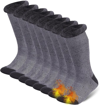 Sunew Warm Thermal Socks 4 Pack, Mens Womens Winter Heated Outdoor Skiing Thermal Socks