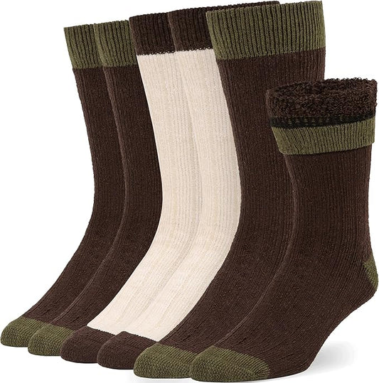 Alvada Warm Thermal Wool Socks for Winter Moisture Wicking and Breathable Cozy Boot Socks