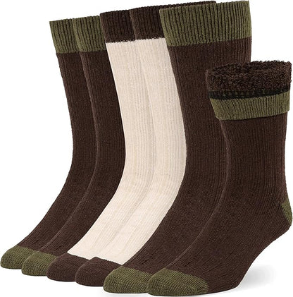 Alvada Warm Thermal Wool Socks for Winter Moisture Wicking and Breathable Cozy Boot Socks