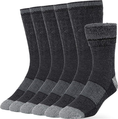 Alvada Warm Thermal Wool Socks for Winter Moisture Wicking and Breathable Cozy Boot Socks
