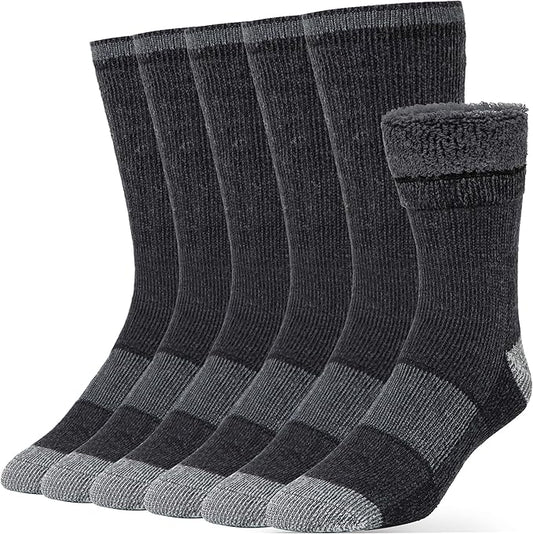 Alvada Warm Thermal Wool Socks for Winter Moisture Wicking and Breathable Cozy Boot Socks