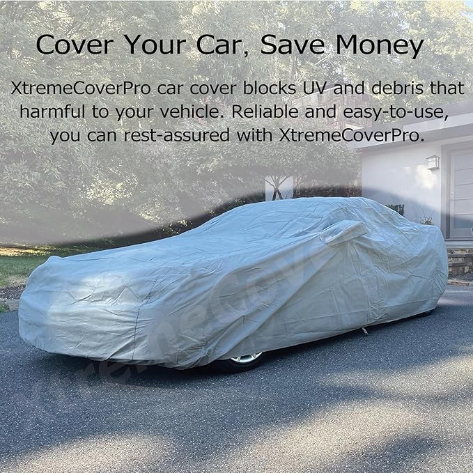 Custom FIT Car Cover fits 2020 2021 2022 2023 2024 2025 Chevy Corvette C8 XTREMECOVERPRO Diamond Series Grey