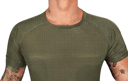 FUXERT Sauna Shirt for Men Sweat Sauna Suit for Gym Exercise Compression Shirt Workout Shapewear