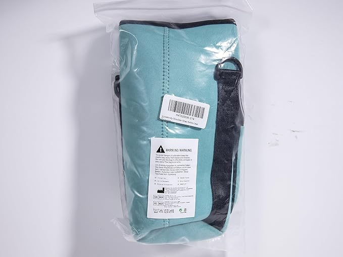 Nuovoware Water Bottle Carrier Bag,25oz/40oz/64oz Bottle Pouch Holder,Adjustable Shoulder Hand Strap 2 Pocket Sling Neoprene Sleeve Sports Accessories for Hiking Travelling Camping