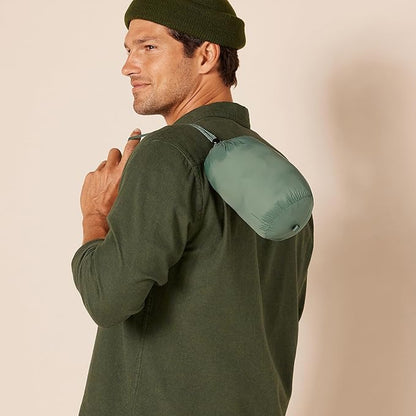 Amazon Essentials Men's Packable Lightweight Water-Resistant Puffer Jacket (Available in Big & Tall)