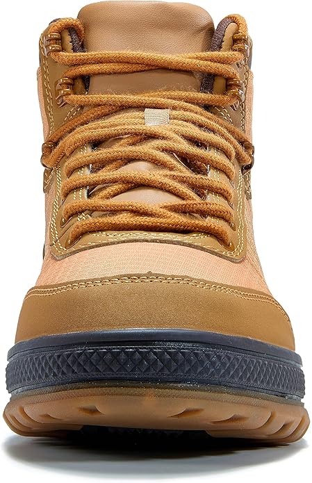 Wondamo Men's Snow Boots Lightweight Waterproof Winter Boots Fur Lined Anti-slip Cold Weather Shoes