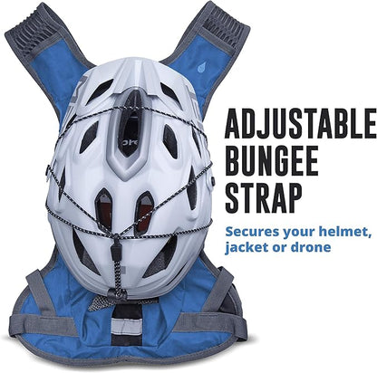 Vibrelli Hydration Backpack & 2L Hydration Bladder - High Flow Bite Valve - Hydration Pack for Cycling, Running, Hiking