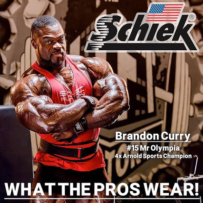 Schiek Sports Model 2004 Nylon 4 3/4" Weight Lifting Belt - Black