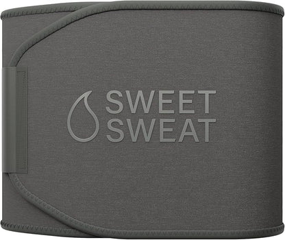 Sports Research Sweet Sweat Waist Trimmer (Core Series) - Premium Sweat Enhancing Fitness Band for Women & Men