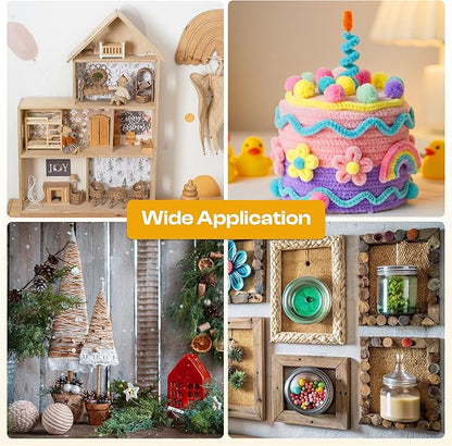 Caydo Cordless Hot Glue Gun, Portable Glue Gun, 2200mAh Type-C Rechargeable and Fast Heating, Heat Glue Gun Kit with 10PCS Glue Sticks for DIY Arts, Home Repairs, Crafting and Gift Making