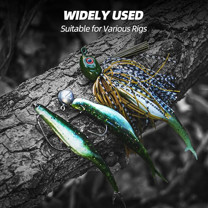 Forked Tail Soft Baits- Realistic Jerk Bait & Fluke Action Soft Lures for Bass, Trout & Crappie - Versatile Freshwater & Saltwater Fishing Bait (2.75"-5")