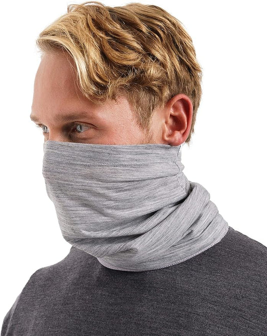 Merino.tech Merino Wool Ski Neck Gaiter - Face Mask Neck Warmer for Men & Women
