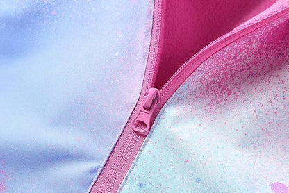 MGEOY Boys Girls Rain Jackets Lightweight Waterproof Hooded Raincoats Windbreakers for Kids 4-14Y