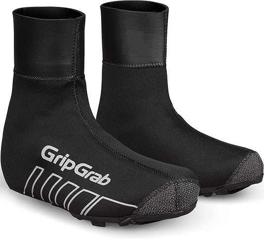 GripGrab RaceThermo X Waterproof Winter Gravel MTB Cycling Shoe Covers Cold Weather Neoprene Offroad Biking Overshoes