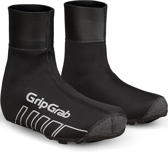 GripGrab RaceThermo X Waterproof Winter Gravel MTB Cycling Shoe Covers Cold Weather Neoprene Offroad Biking Overshoes
