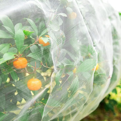 Alpurple Insect Bird Barrier Netting Mesh- 20 x 10 Feet Garden Bug Netting Plant Cover for Protect Plant Fruits Flower from Insect Bird Eating