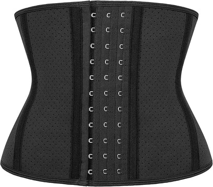 Short Torso Waist Trainer for Women Lower Belly Fat, Workout Fajas Colombianas Waist Cincher Corset