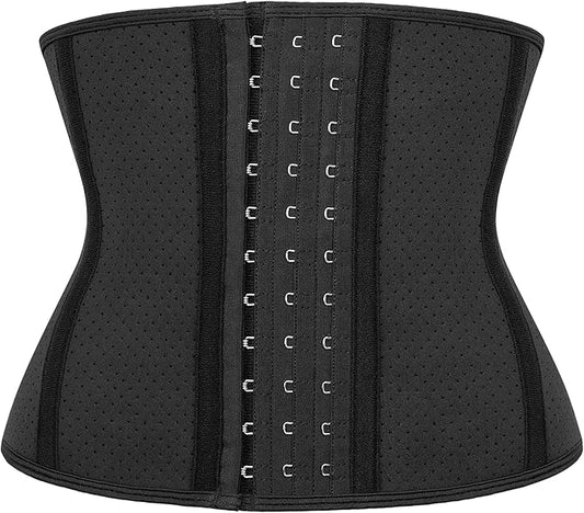 Short Torso Waist Trainer for Women Lower Belly Fat, Workout Fajas Colombianas Waist Cincher Corset