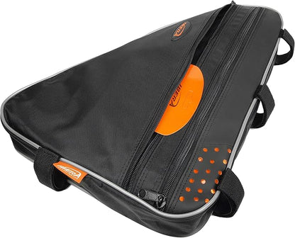 Ibera Bike Frame Bag - Slim Pouch Zipper Compartment & Velcro Mount - Water-Resistant, Fits Most Bikes - Holding Tools Snacks