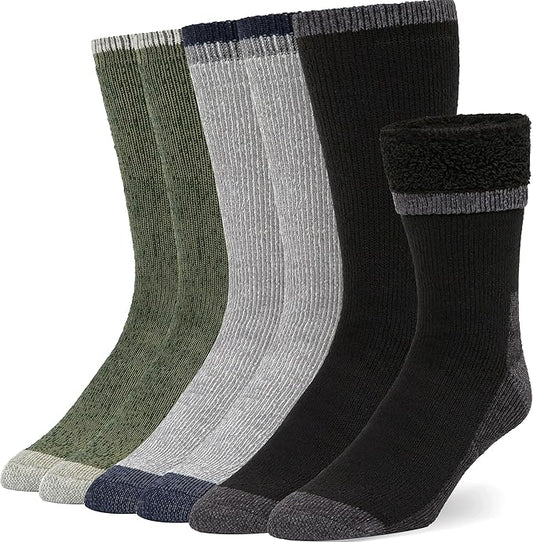 Alvada Warm Thermal Wool Socks for Winter Moisture Wicking and Breathable Cozy Boot Socks