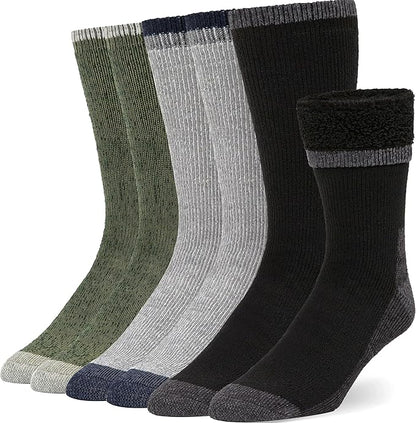 Alvada Warm Thermal Wool Socks for Winter Moisture Wicking and Breathable Cozy Boot Socks