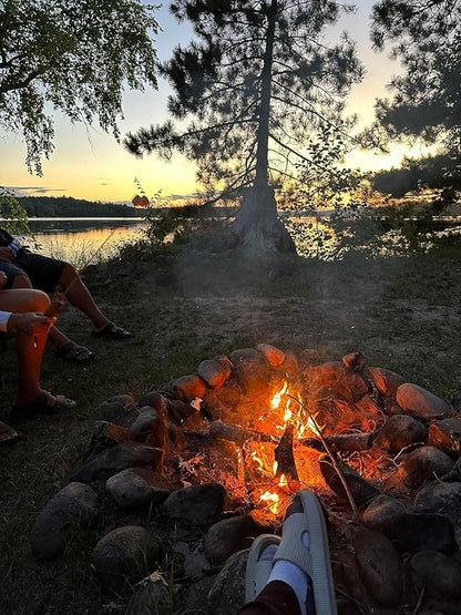 Quick Fire Starter Pods in Resealable Packs - Fire Starters for Campfires, BBQ, Grill Pit, Wood Stove & Charcoal Starter, 20 Min Burn Time,30 Extra Large Pods, USA Made, Brown