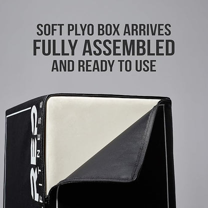 REP Soft Plyo Box | 3-in-1 Foam Jump Box | 3 Size Options 16", 20", 24" | Plyometric Training Platform | Home Gym Equipment | Non-Slip Step Block | Adjustable Workout Box | CrossFit Jump Tool