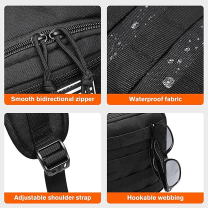 wotony Hydration Backpack with Water Bladder for Hiking Tactical Hydration Pack for Men Women Molle Water Backpack for Hiking