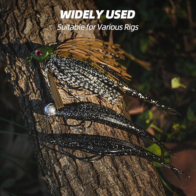 Forked Tail Soft Baits- Realistic Jerk Bait & Fluke Action Soft Lures for Bass, Trout & Crappie - Versatile Freshwater & Saltwater Fishing Bait (2.75"-5")