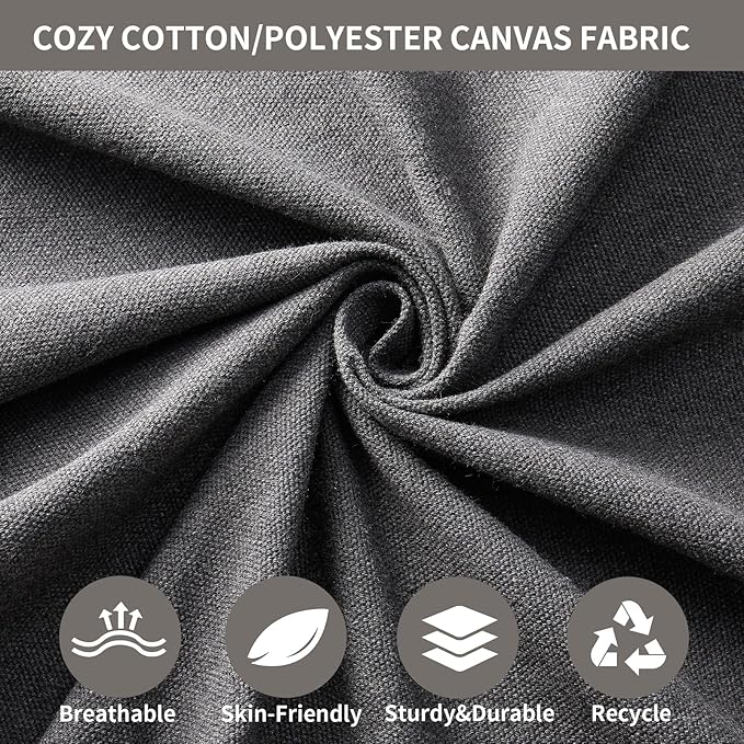 Brazilian Double Hammock with Tree Straps,Extra Large 94x63IN,2 Persons Hammock for Backyard Patio Outdoor and Indoor,450lbs Weight Capacity,Soft Woven Cotton Fabric - Dark Grey