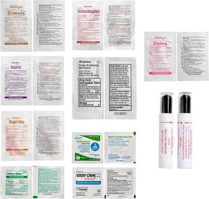 Adventure Medical Kits Sportsman Series Medical Kit - 300 - First Aid Kit for Camping, Hiking, Hunting & More - For 6 People for 7 Days - Includes Bandages, Medicine, Guide Book & More